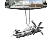 de helicóptero - Colgante de avión giratorio con energía solar | Modelo de helicóptero ABS, accesorio de estatua de escritorio retro de avión fundido a presión para decoración de vehículos crea