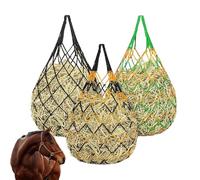 de Heno para Caballos,Alimentador de Malla Resistente de Gran Capacidad - de Heno para Cabras - para Establos, Vallas, Remolques, Pastos, Caprinos, Ovinos
