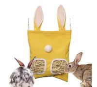 de heno para Conejos, de forraje de Gran Capacidad, diseño Resistente con Correas para Colgar seguras, Accesorio para Jaula de Animales pequeños, dispensador de Almacenamiento para