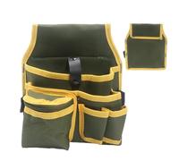 de herramientas con clip para cinturón, cinturón de herramientas, multifuncional, engrosada para mantenimiento, varios bolsillos, riñonera para llaves inglesas, pelacables