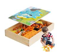 de Herramientas de Madera para, Conjunto de Carpintero para | Kit de Juego de Dibujo de Madera - Juguetes de desmontaje de Tuercas preescolares, Juguetes educativos de Tablero de Dibujo de