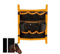 de Herramientas para el Cuidado de los Caballos: Puerta Colgante, portacepillos, Soporte para herradores, Almacenamiento de Herramientas de Aseo de Pelaje, Organizador Espacioso para