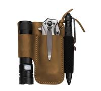 de herramientas para electricista | Bolso Multiusos Retro En Cuero | s para herramientas de trabajo pesado | Para Cúter, Bolígrafo, Linterna, Mejoras En El Hogar, Construcción, Fontanero, Carpintería,