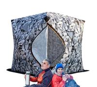 de Hielo aislada,Alojamiento Impermeable cálido a Prueba de Viento portátil | Casa de de Hielo - para Alta mar Costas Agua Dulce Agua Salada embarcadero Orilla río Lago Estanque Camping