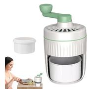 de hielo manual - Trituradora de batidos compacta, fabricante de tratamiento portátil | Mini herramienta de afeitado, máquina de cono de nieve, amoladora magra manual para bar, cocina, es