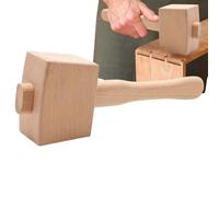 de hielo portátil de madera de haya para carpintería | Martillo de carpintero portátil para carpintería, tallar, montar, cincelar y picar hielo