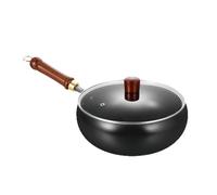 - de hierro con tapa resistente a los arañazos - robusto para cocina intensiva, salteada, freír y estancado en casa