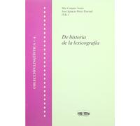 DE HISTORIA DE LA LEXICOGRAFIA