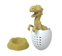 de hojas sueltas - Colador de dinosaurio para bebé, herramienta divertida para preparar té de silicona, bonito utensilio de cocina | Infusión creativa inspirada en Ddino para hacer té suelto y