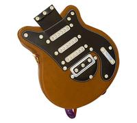 de hombro genérica - 12,2 x 11,02 x 3,15 pulgadas para guitarra Shape Shoulder Tote, Creative Guitar Shape Zipper Bag, Lightweight Sling Backpack | For Outdoor Shopping Daily Work Traveling