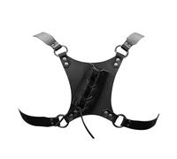 de hombro medieval: material de piel sintética, correas de hebilla ajustables, estilo guerrero vintage, cómodo arnés para el pecho | Accesorio de disfraz con soporte para espada para Cosplay Fes