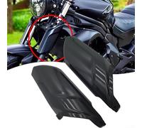 de Horquilla Delantera para Kawasaki ER-6N 2012-2016 Motocross de Carbono Negro Mate Protección Anti Golpes Par Ajuste Exacto(carbon fiber texture)