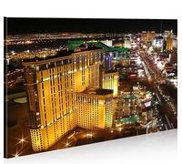 De Imágenes sobre lienzo Vegas Strip Las 1P XXL Póster Lienzo Cuadro de decoración salón Marca Islandburner