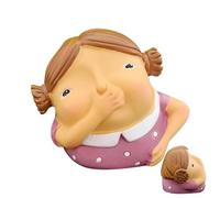 de Inodoro - Figura de Resina, Escultura Creativa de Arte de Humor, expresión Facial de reacción de Olor apestoso, construcción de Base sólida Pesada | Accesorio de cumpleaños para