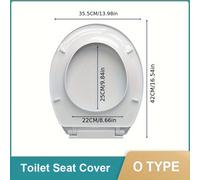 de Inodoro Tipo U_V_O para Hogar, Fácil de Instalar, Asiento de Inodoro de Calidad