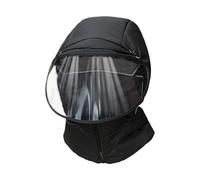 de invierno, protector impermeable 4 en 1, para clima frío, cálido, para adultos, correr, conducir, viajar, snowboard, ciclismo, esquí, Negro