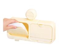 de jabón de pared con , soporte para esponja de baño con | Caja de jabón de ducha sin taladrar para baño, cocina, fregadero, lavadero, cepillos de dientes y maquinilla de afeitar