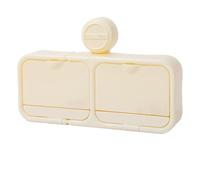 de jabón | Jabonera | Soporte de pared impermeable con tapa | Organizador de baño autoadhesivo rápido para ducha Lavabo Cocina Maquinilla de afeitar Esponja
