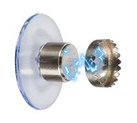 de jabón magnético: Soporte de suspensión de Pared, Bandeja de Montaje de Taza de succión | Pastilla de Ducha Adhesiva, Plataformas de Organizador de Acero Inoxidable, Muelle de Plato de baño