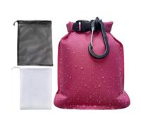 de jabón | Nylon Waterproof 5.1 x 1.6 x 6.7 In Leak-Proof Mesh Storage Bag | Body Wash Soap Holder With 2 Net Pouches For Travel Camping Gym Swimming | Vacation Holiday Bathing Accessory, rosa