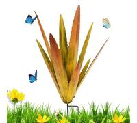 de jardín de Agave de Metal, hazlo -tú Mismo -Estatua de jardín de Flores metálicas, extraños Decorativos, diseño de la Corteza de la casa y Colores Vibrantes Son perfectos como Regalos para