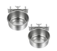 de jaula para pájaros, cuenco desmontable de 2 piezas, suministros de alimentación y riego, para Conure Lovebird, , ratón, animales pequeños, cooperadores de interior, periquitos
