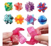 De Juego Mental,Juego De Montar Chino - Juegos De Puzzle De Madera - para Niños Adultos Estudiantes Ancianos Viajes En Casa Escuela Y Decoración del Hogar