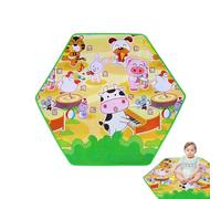 De Juegos Hexagon - Suave para Baby's Grawling, Alfombra para Bebés para Niños Pequeños, Alfombrillas Educativas para Bebés, Niños Pequeños Y Niiños | Matt De Babby Floor, Sin Deslizami