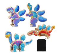 de Juguete de Dinosaurio, de Dinosaurio para niños, magnéticos de Dinosaurios pequeños en - con de Almacenamiento 4X Bloques de construcción de Animales r