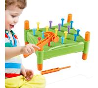 de Juguete Infantil | Juego Educativo de Banco para Sacar Clavos | Juguete De Golpear - Aprendizaje de Habilidades Motoras Finas y Coordinación Mano en Desarrollo Temprano