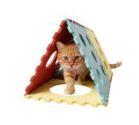 de juguete para gatos | Juguete de Enriquecimiento Mental con Ventana Interactiva | con orificio de observación interactivo, para mascotas de hasta 5,4 kg,Para ejercicio y entrenamiento en interiores,