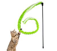 de juguete para gatos,Juguete de para gatos teaser de campana de felpa | Juguete de peluche para gatos para juegos interactivos en interiores Tablero Ejercicio Entrenamiento Div