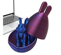 de juguetes de huevo, juguetes de huevos de Pascua, juguete de sello flexible Fidget de huevo impreso en , de Pascua articulados, decoración del hogar para la oficina y la casa
