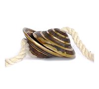 De Kulture funciona hecho a mano Kansa Manjeera Mini/Pure Kansa Clapper un indio de metal Bell Cymbal - 2 x 2 DH (pulgadas) para envejecido chapado ideal para año nuevo regalo para niña/mujer/niño/Hombre