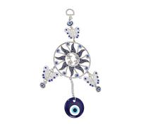 De La Buena Suerte - Colgante |, Luna, Estrella, Automóvil, Amuleto De Azul, Decoración Del Hogar Atrapasueño Para Habitación Infantil, Dormitorio, Sala Dee Estar