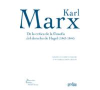 De La Critica De La Filosofia Del Derecho De Hegel (1843-1844)
