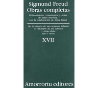 «De la Historia de Una Neurosis Infantil» (Caso del «Hombre de los Lobos»), y Otras Obras (1917-1919) (OBRAS COMPLETAS DE SIGMUND FREUD)