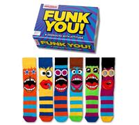 De La Marca United Oddsocks - Caja De Regalo 6 x Calcetines Desparejados Para Hombre (Funk You)