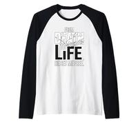 De la Muerte a la Vida me liberó Camiseta Manga Raglan
