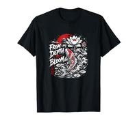 De la Profundidad a la floración Koi Fish Lotus Rising Camiseta
