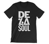 De La Soul T Tshirts Camisetas y Tops - Native Tongues Tribe Called Quest Golden Era Hip Hop NYC Black(X-Large)