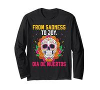 De la tristeza a la alegría dia de Muertos Manga Larga