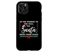 De la Ventana a la Pared hasta Que Papá Noel Adorne Estos pasillos en Navidad Carcasa para iPhone 11 Pro