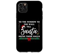 De la Ventana a la Pared hasta Que Papá Noel Adorne Estos pasillos en Navidad Carcasa para iPhone 11 Pro MAX