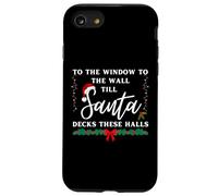 De la Ventana a la Pared hasta Que Papá Noel Adorne Estos pasillos en Navidad Carcasa para iPhone SE (2020) / 7/8