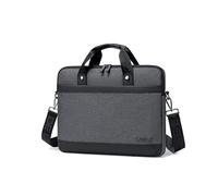 DE LAMASSU Lira - Funda para portátil de 16 pulgadas, resistente al agua y a los golpes, para MacBook Dell, HP Lenovo Asus, ligera y con correa de transporte, para hombre y mujer, color gris y negro