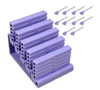 de Láminas de Transferencia de Uñas Contenedor hermético antipolvo de