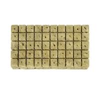 de Lana de Roca | Tapones de Bloques de Cultivo Reutilizables - 100 de plantación de jardín en Torre - para germinación, propagación de Clones, jardín, Invernadero Interior