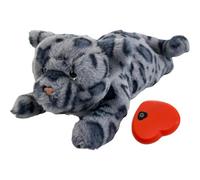 de latido del corazón para cachorros | de peluche con latido del corazón para cachorros | Cómodo cojín calmante para aliviar el estrés del perro,