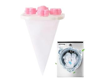 de Lavado-Filtro de Pelo Reutilizable, Bolsa de máscara líquida, Bola de Limpieza | Red de Tela no Tejida, Rueda de Tira ABS para Lavadora, depilación de Mascotas, Limpieza doméstica